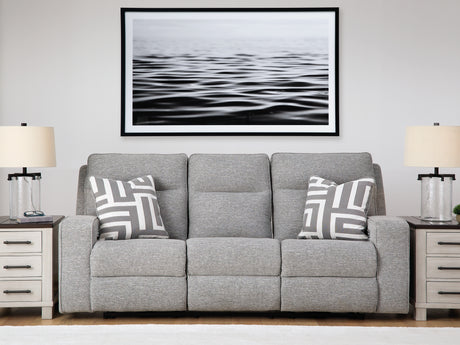 Biscoe Pewter Power Reclining Sofa from Ashley Furniture - Luna Furniture