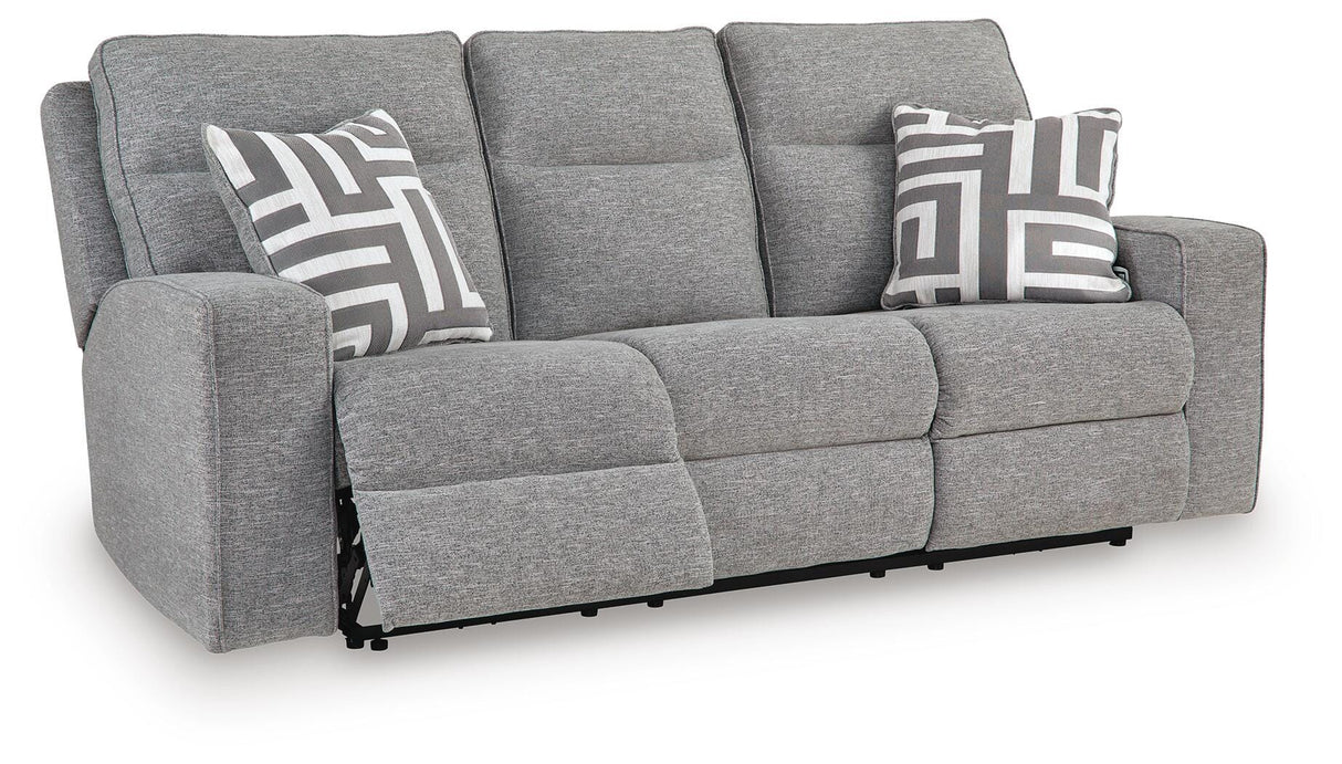 Biscoe Pewter Power Reclining Sofa from Ashley Furniture - Luna Furniture