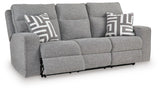 Biscoe Pewter Power Reclining Sofa from Ashley Furniture - Luna Furniture