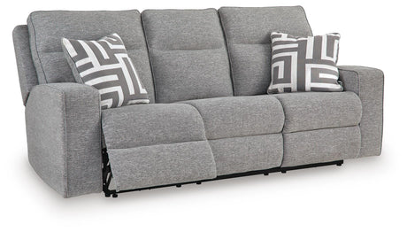 Biscoe Pewter Power Reclining Sofa from Ashley Furniture - Luna Furniture