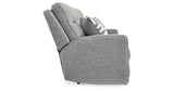 Biscoe Pewter Power Reclining Sofa from Ashley - Luna Furniture