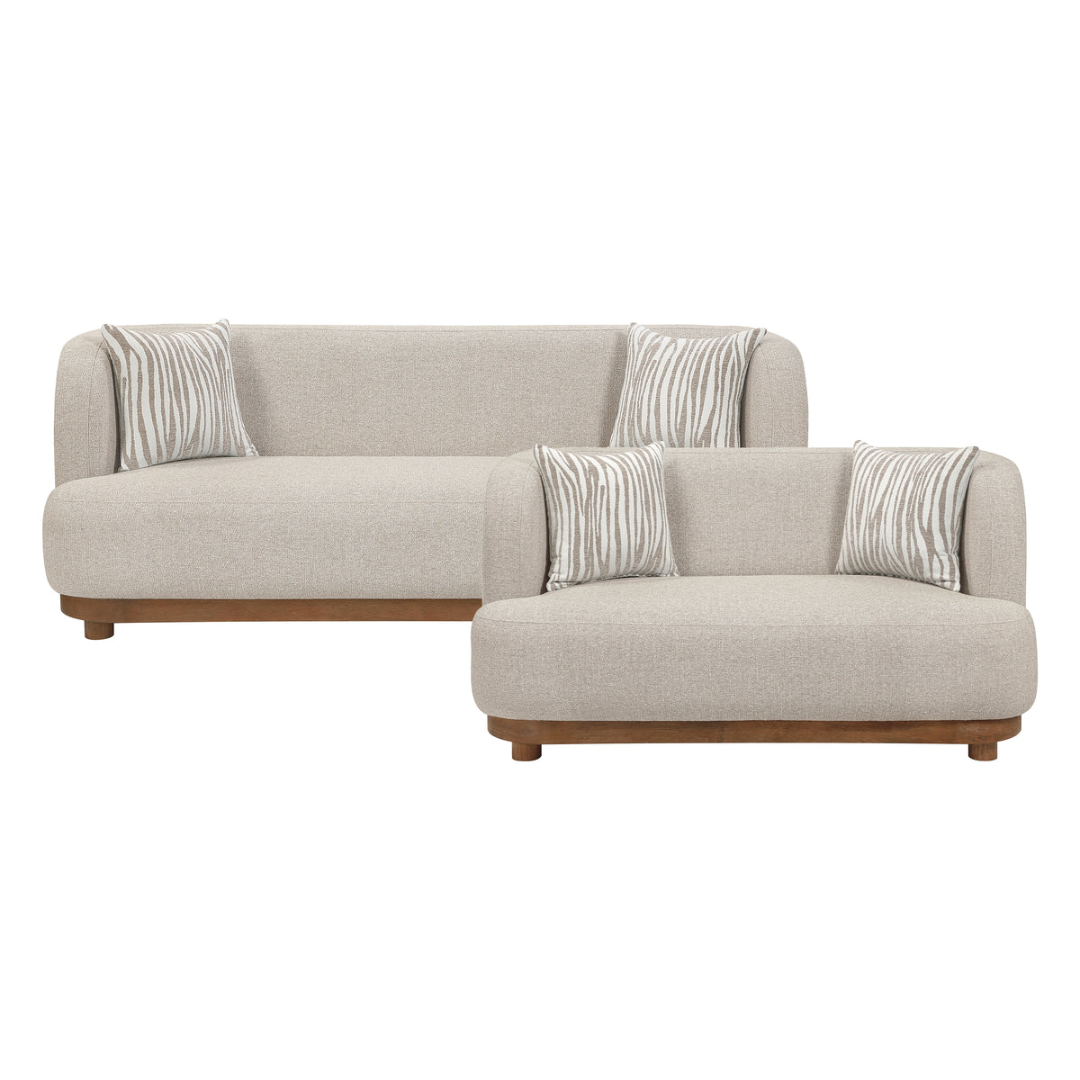 9055TPE*2 2PC SET: SOFA, LOVE from Homelegance - Luna Furniture
