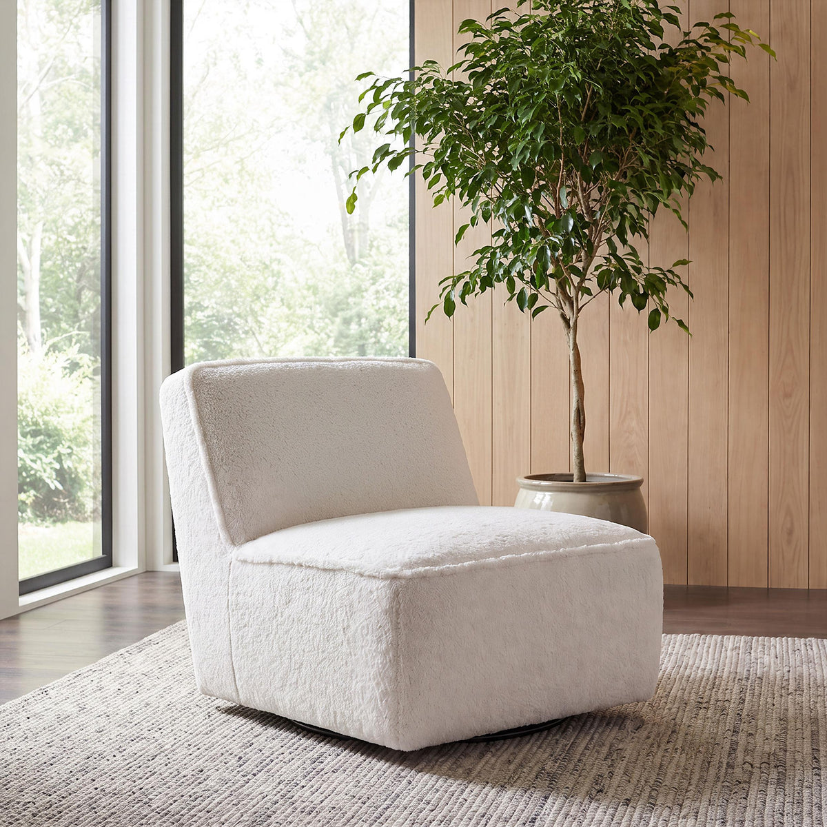 HP0426 Ecru Accent Swivel Chair from Coaster - Luna Furniture