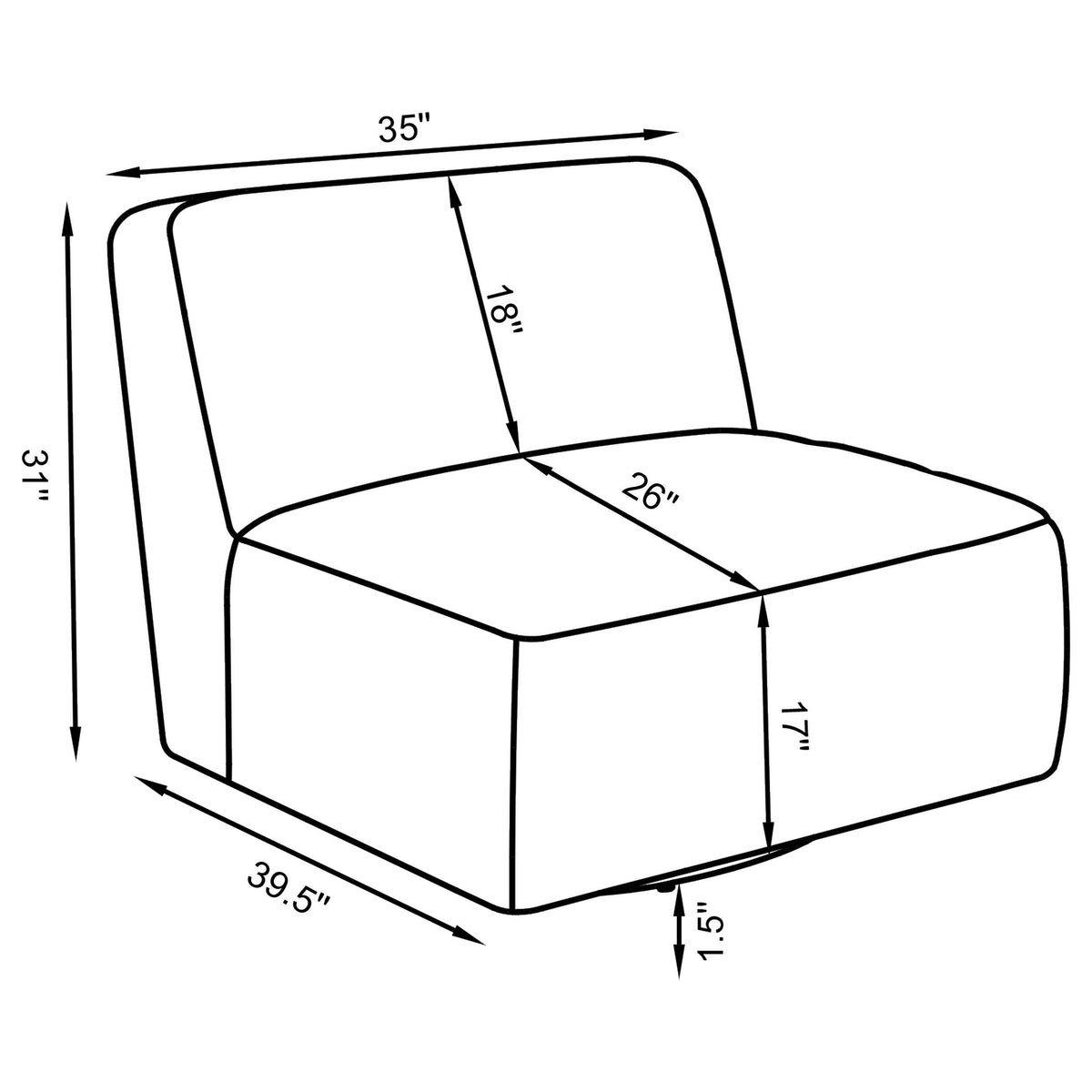 HP0426 Ecru Accent Swivel Chair from Coaster - Luna Furniture