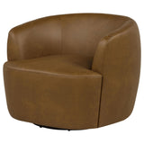 HP0426 Cognac Accent Swivel Chair from Coaster - Luna Furniture