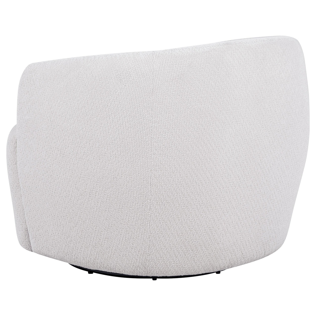 Hudson Ivory Fabric Swivel Accent Chair from Coaster - Luna Furniture