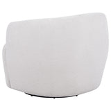 Hudson Ivory Fabric Swivel Accent Chair from Coaster - Luna Furniture