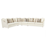 Chamberi Classic Pearl 4 Pc Sectional Set Classic Pearl from Michael Amini - Luna Furniture