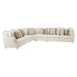 Chamberi Classic Pearl 4 Pc Sectional Set Classic Pearl from Michael Amini - Luna Furniture