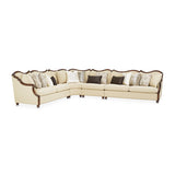 Chamberi Warm Cognac 4 Pc Sectional Set Warm Cognac from Michael Amini - Luna Furniture