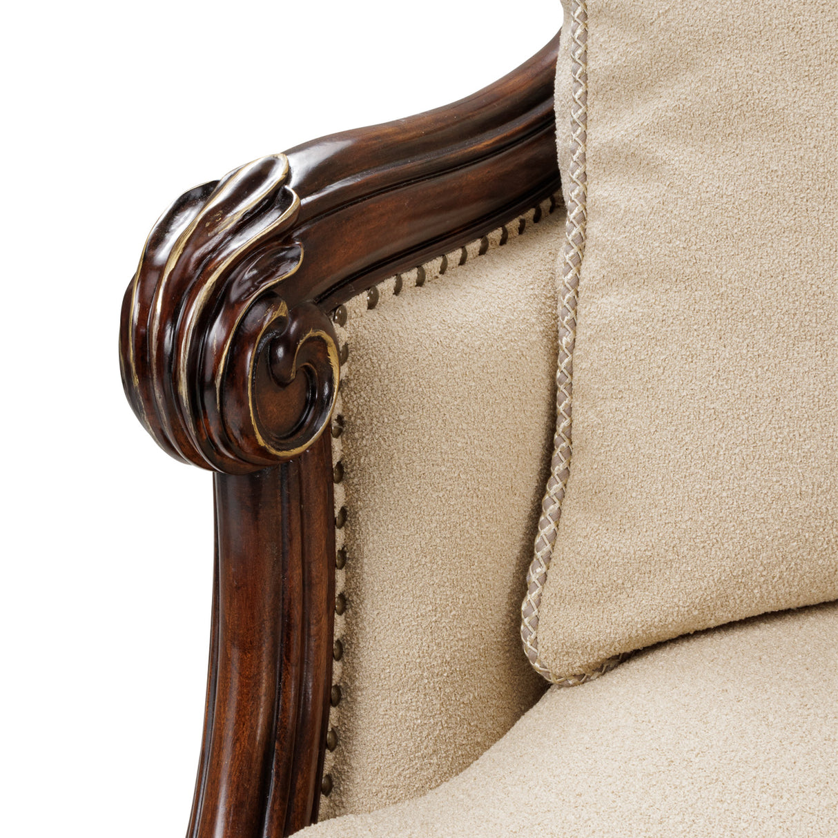 Chamberi Warm Cognac 4 Pc Sectional Set Warm Cognac from Michael Amini - Luna Furniture