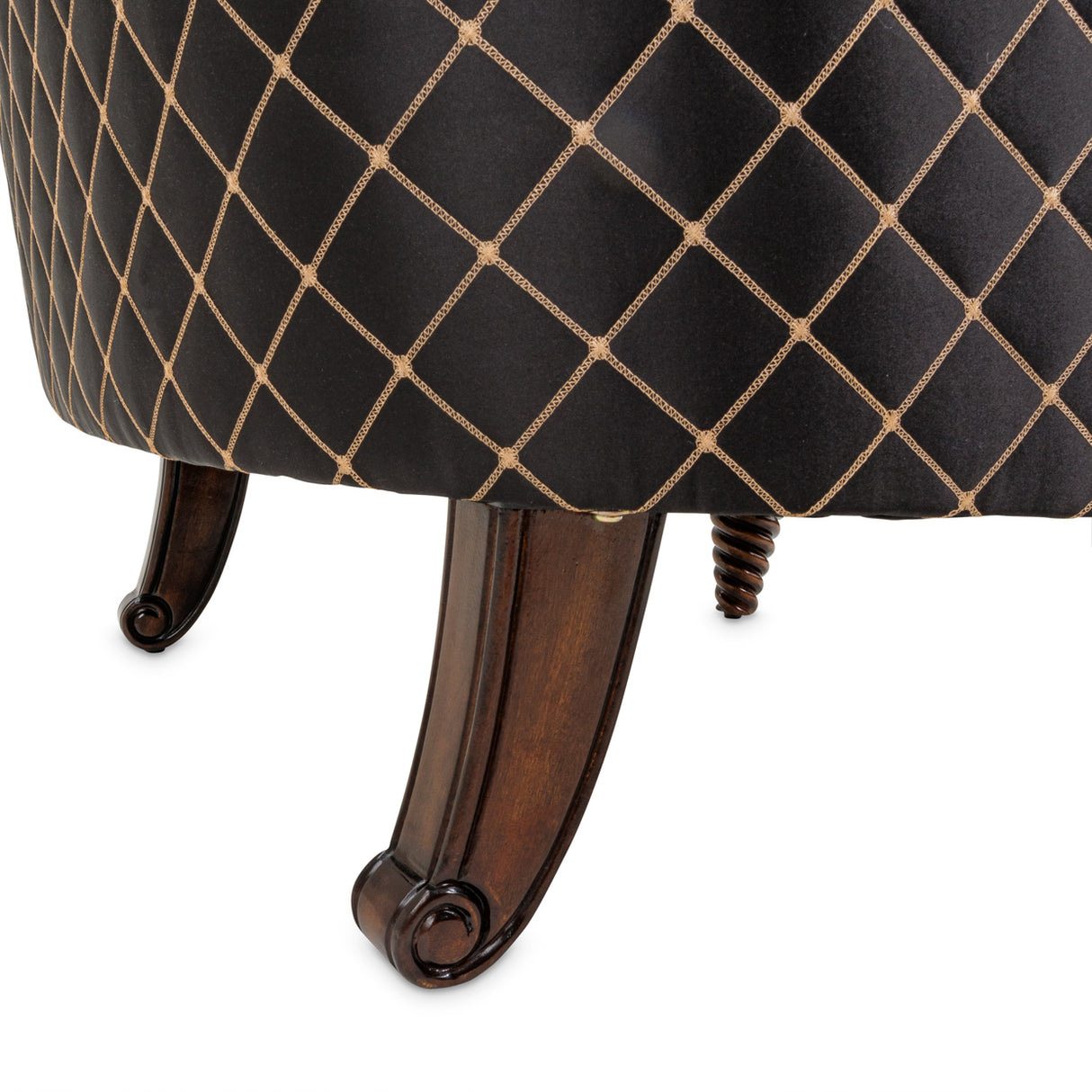 Chamberi Warm Cognac Wing Chair Lynx Warm Cognac from Michael Amini - Luna Furniture