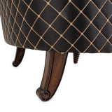 Chamberi Warm Cognac Wing Chair Lynx Warm Cognac from Michael Amini - Luna Furniture