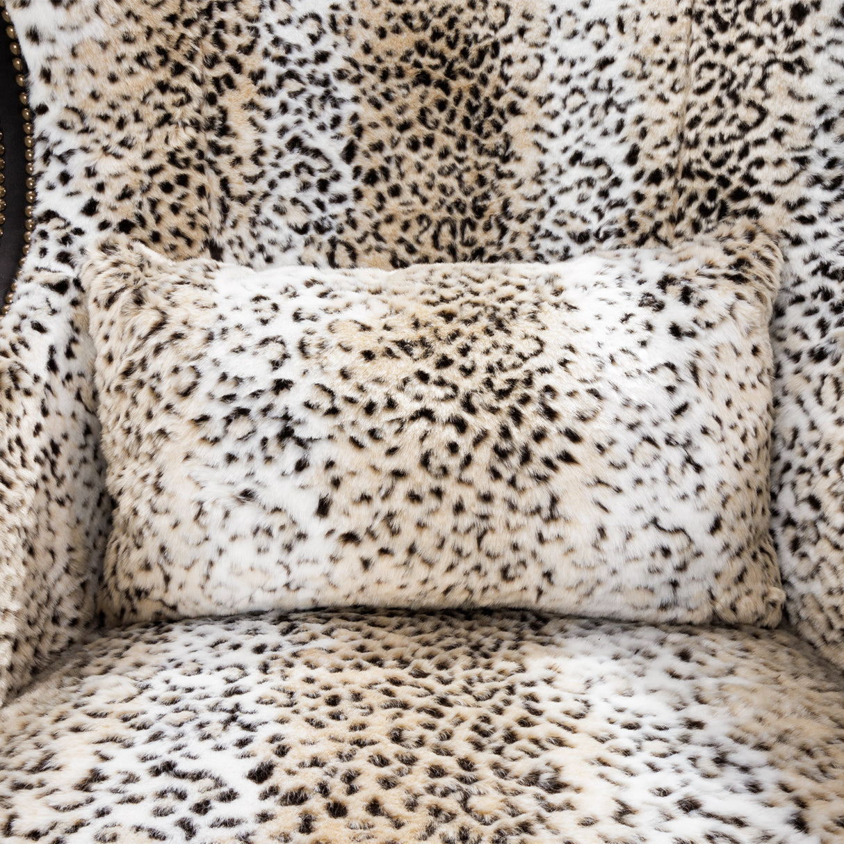 Chamberi Warm Cognac Wing Chair Lynx Warm Cognac from Michael Amini - Luna Furniture