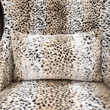 Chamberi Warm Cognac Wing Chair Lynx Warm Cognac from Michael Amini - Luna Furniture