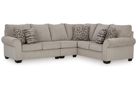 Claireah Umber 3-Piece RAF Sectional