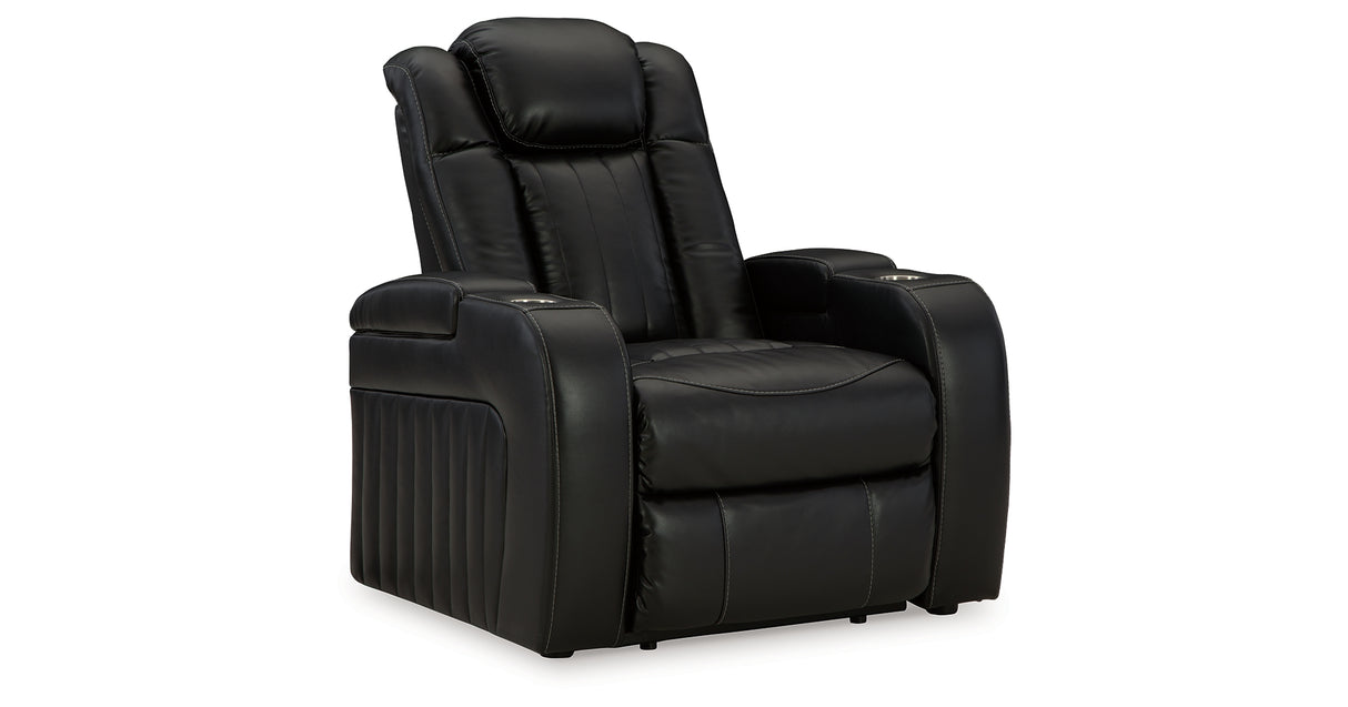 Caveman Den Midnight Power Recliner from Ashley - Luna Furniture