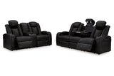Caveman Den Midnight Power Reclining Living Room Set from Ashley - Luna Furniture