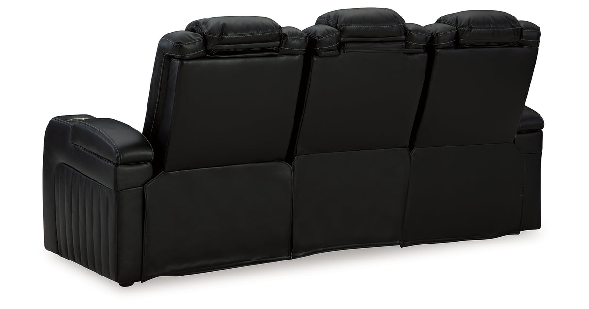 Caveman Den Midnight Power Reclining Sofa from Ashley - Luna Furniture
