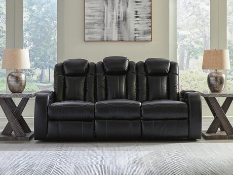 Caveman Den Midnight Power Reclining Sofa from Ashley - Luna Furniture