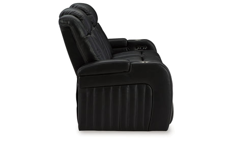 Caveman Den Midnight Power Reclining Sofa from Ashley - Luna Furniture