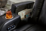 Caveman Den Midnight Power Reclining Sofa and Loveseat from Ashley Furniture - Luna Furniture