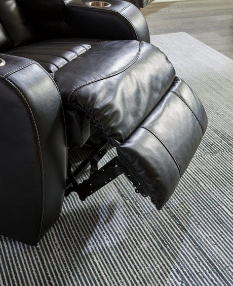 Caveman Den Midnight Power Reclining Sofa and Loveseat from Ashley - Luna Furniture