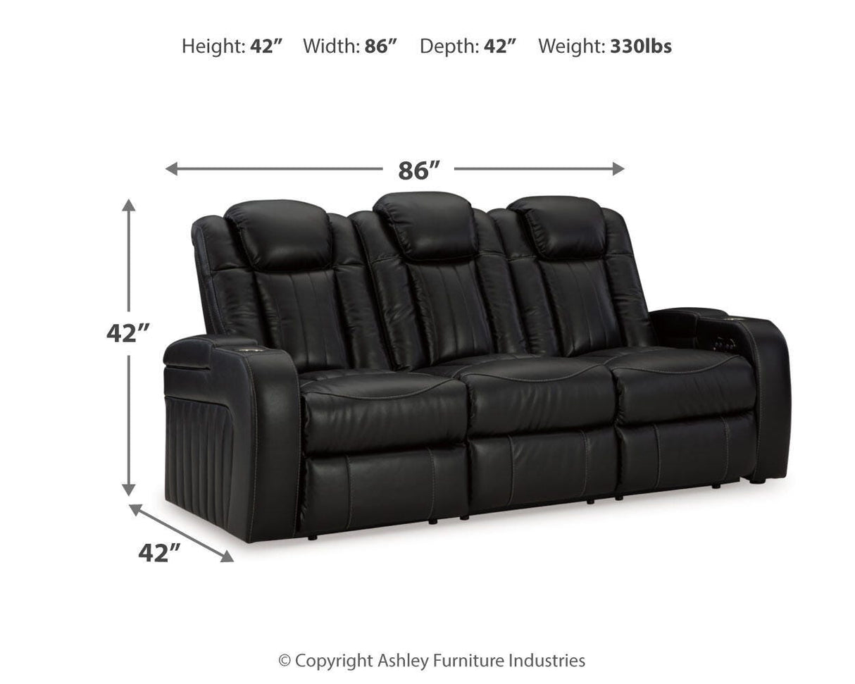 Caveman Den Power Reclining Sofa, Loveseat and Recliner from Ashley Furniture - Luna Furniture