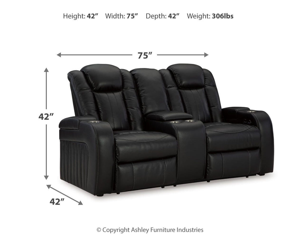 Caveman Den Power Reclining Sofa, Loveseat and Recliner from Ashley Furniture - Luna Furniture