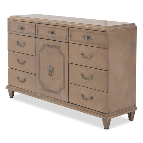Tangier Coast Desert Sand 9-drawer Dresser from Michael Amini - Luna Furniture