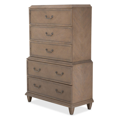 Tangier Coast Desert Sand 5-drawer Chest from Michael Amini - Luna Furniture