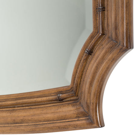 Excursions Caramel Cashmere Wall Mirror from Michael Amini - Luna Furniture