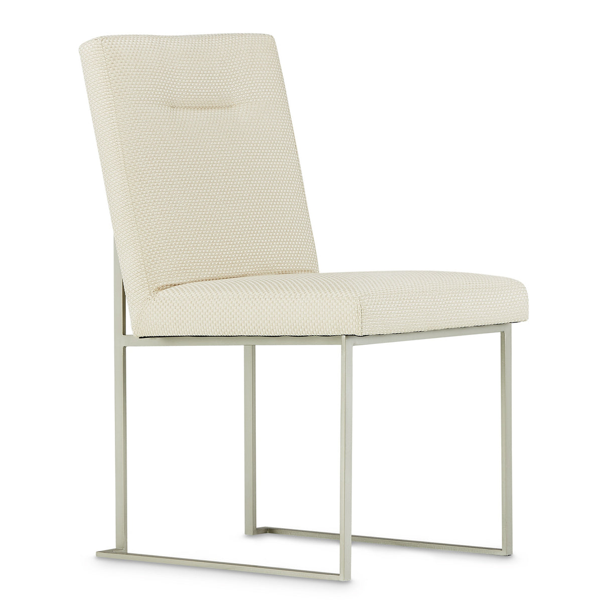 Laguna Ridge Brushed Silver Side Chair from Michael Amini - Luna Furniture