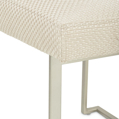 Laguna Ridge Brushed Silver Side Chair from Michael Amini - Luna Furniture