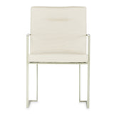 Laguna Ridge Brushed Silver Arm Chair from Michael Amini - Luna Furniture