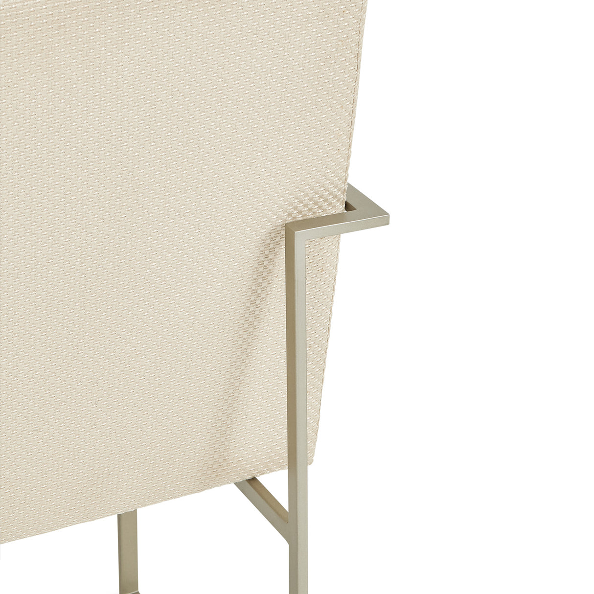 Laguna Ridge Brushed Silver Arm Chair from Michael Amini - Luna Furniture