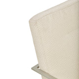 Laguna Ridge Brushed Silver Arm Chair from Michael Amini - Luna Furniture