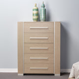 Laguna Ridge Washed Oak Vertical Storage Chest from Michael Amini - Luna Furniture