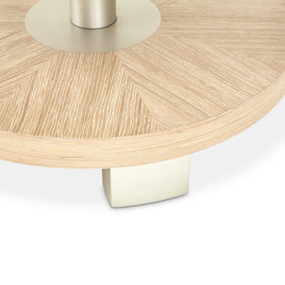 Laguna Ridge Washed Oak Round Chairside Table from Michael Amini - Luna Furniture