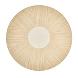 Laguna Ridge Washed Oak Round Chairside Table from Michael Amini - Luna Furniture