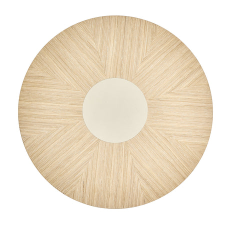 Laguna Ridge Washed Oak Round Chairside Table from Michael Amini - Luna Furniture