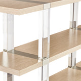 Laguna Ridge Washed Oak Console Table from Michael Amini - Luna Furniture
