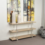 Laguna Ridge Washed Oak Console Table from Michael Amini - Luna Furniture