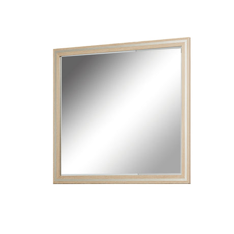 Laguna Ridge Washed Oak Wall Mirror from Michael Amini - Luna Furniture