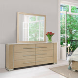 Laguna Ridge Washed Oak Wall Mirror from Michael Amini - Luna Furniture