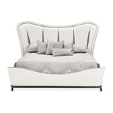 Tuxedo Piano Keyboard Eastern King Upholstered 3pc Bed from Michael Amini - Luna Furniture