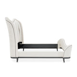 Tuxedo Piano Keyboard Eastern King Upholstered 3pc Bed from Michael Amini - Luna Furniture