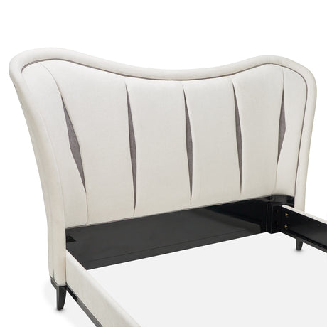 Tuxedo Piano Keyboard Eastern King Upholstered 3pc Bed from Michael Amini - Luna Furniture