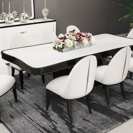 Tuxedo Piano Keyboard Dining Side Chair from Michael Amini - Luna Furniture