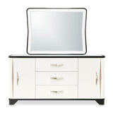 Tuxedo Piano Keyboard Sideboard With Mirror from Michael Amini - Luna Furniture
